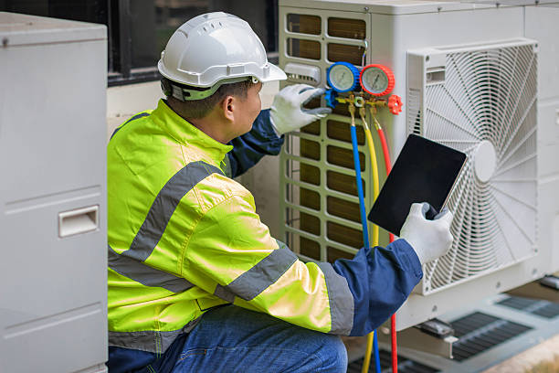 Professional Air Conditioning Repair technician working in Canastota, NY
